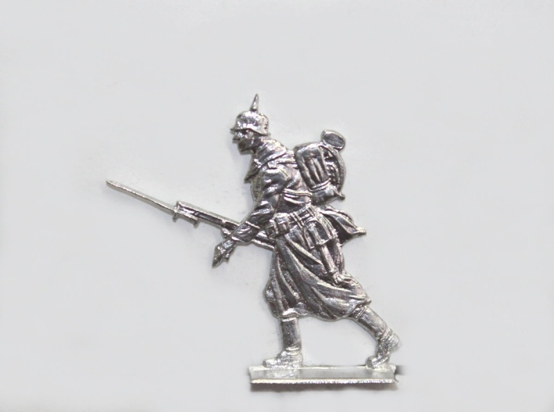 Rieche - preußische Infanterie mit Sturmgepäck, 33mm